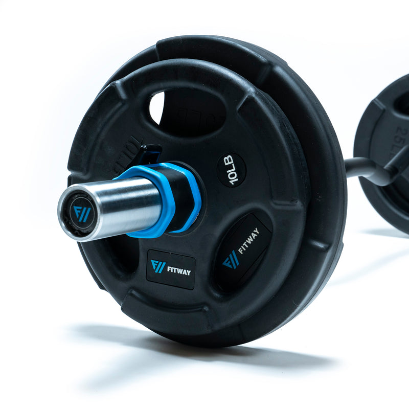 Curl Bar & Weight Plate Package