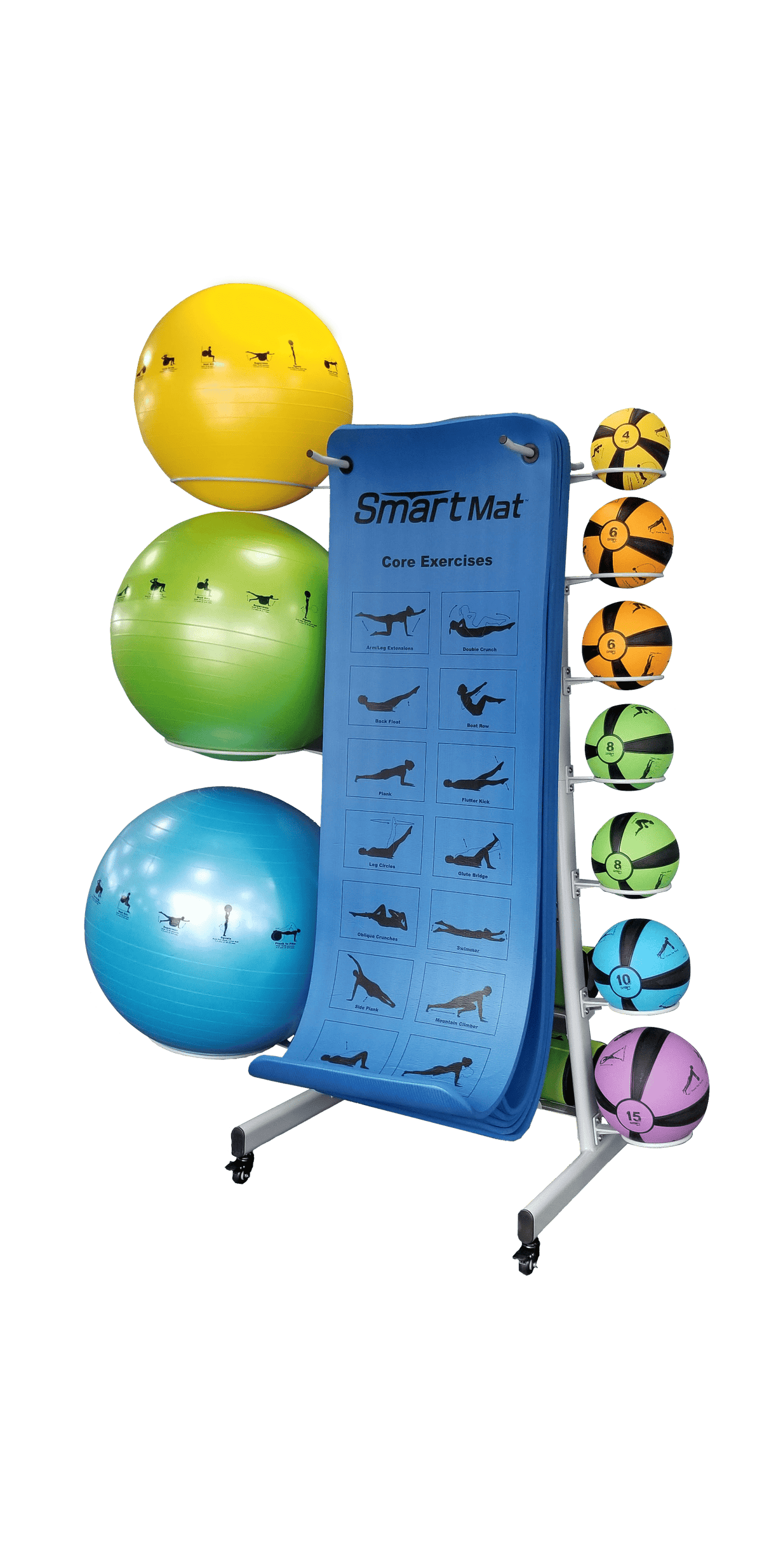 Prism Smart Elite Storage Tower (Tower Only) pictured with add on accessories | Fitness Experience