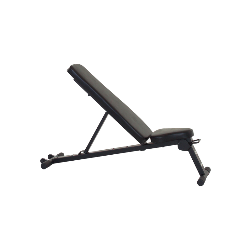 Inspire Fitness Folding Adjustable Bench side view | Fitness Experience