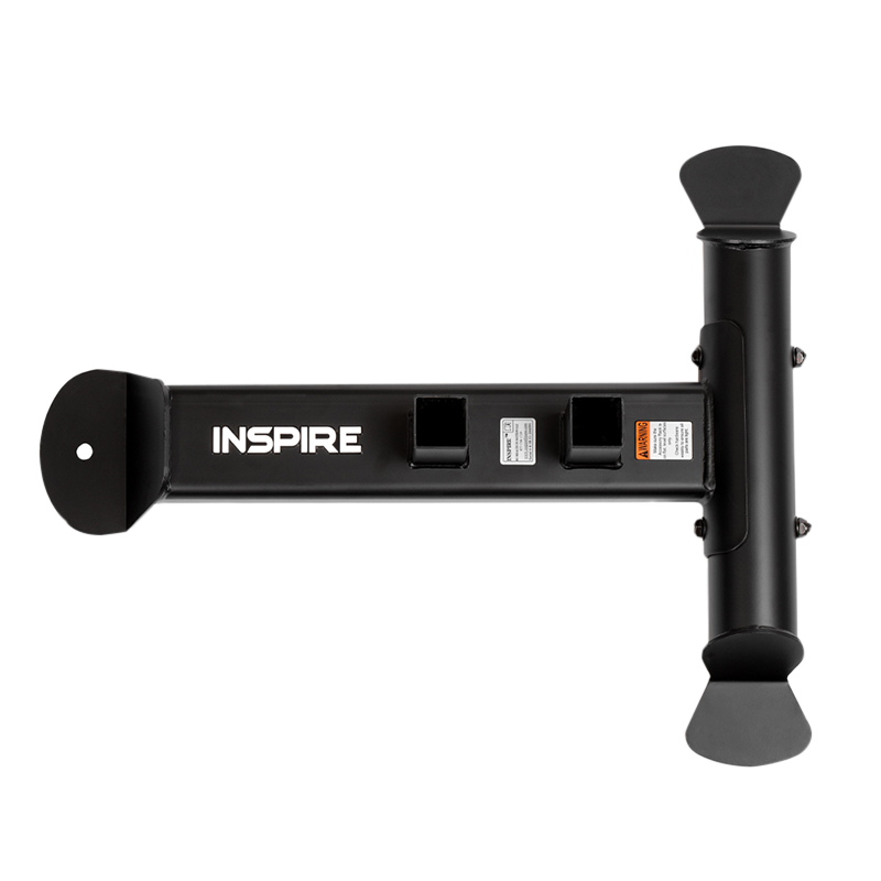 Inspire Fitness Accessory Rack overhead view | Fitness Experience