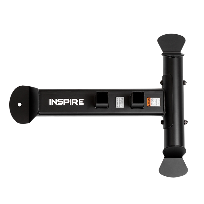 Inspire Fitness Accessory Rack overhead view | Fitness Experience