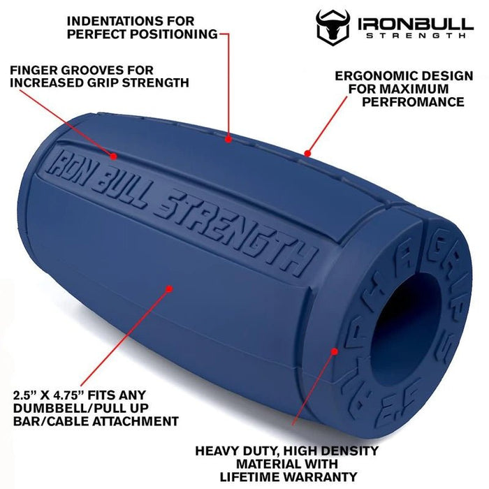 Ironbull Strength Alpha Grips 2.5" - Fitness Experience