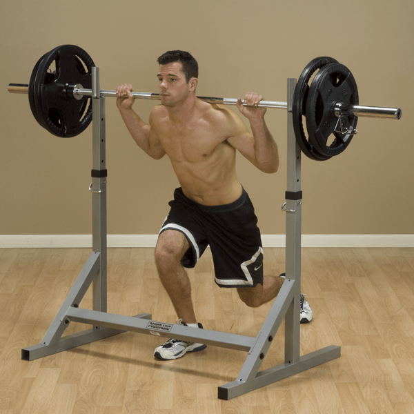 Body Power Adjustable Width Squat Stand