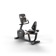 Matrix Fitness Endurance Recumbent with Group Training Console full view | Fitness Experience