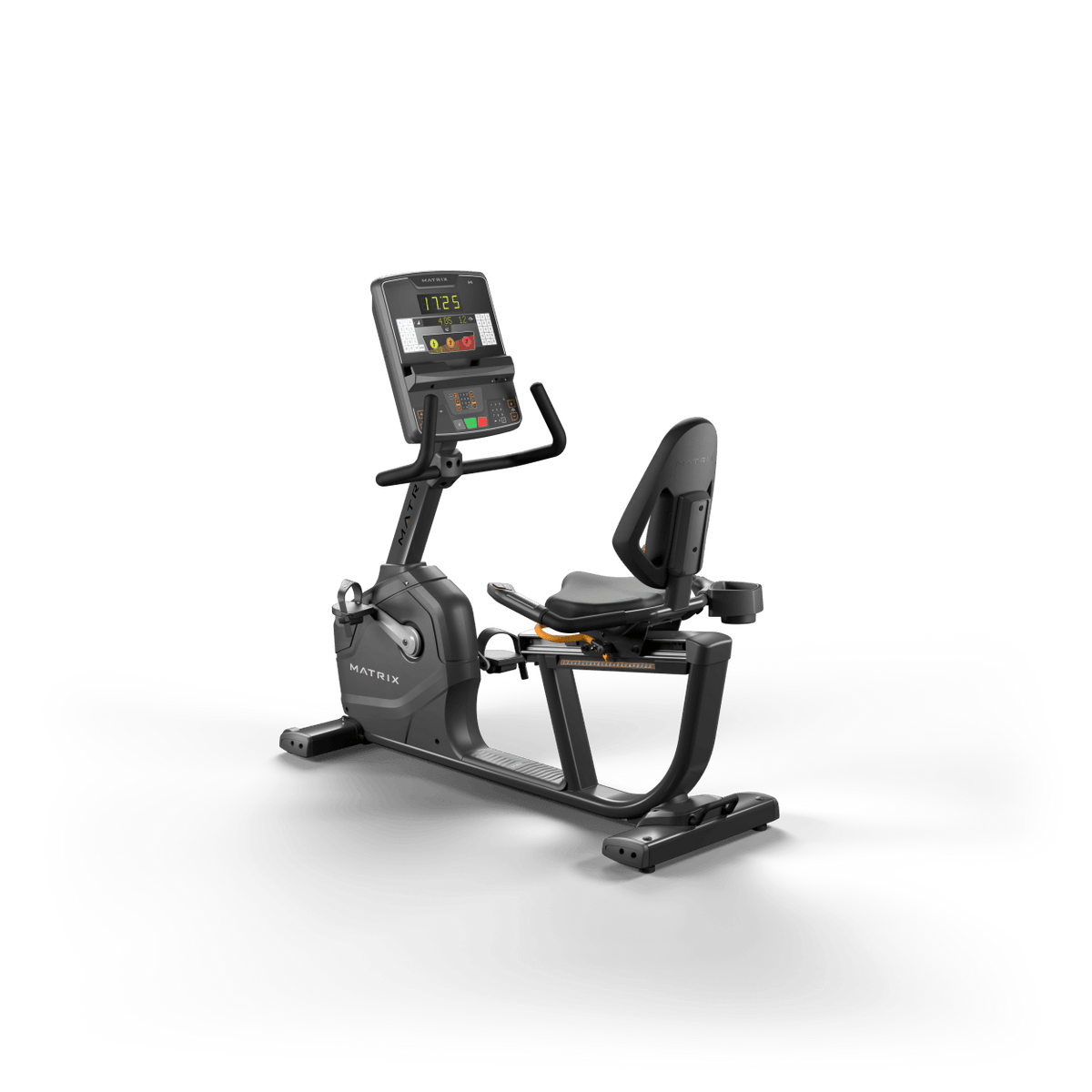 Matrix Fitness Endurance Recumbent with Group Training Console full view | Fitness Experience