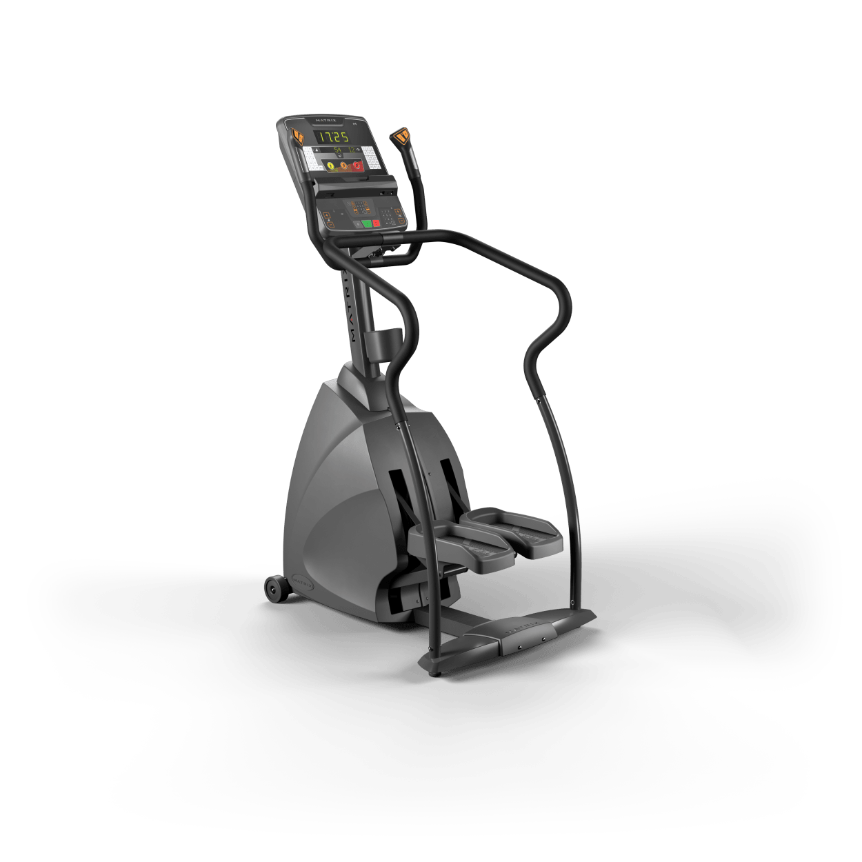 Matrix Fitness Endurance Stepper with Group Training LED Console full view | Fitness Experience