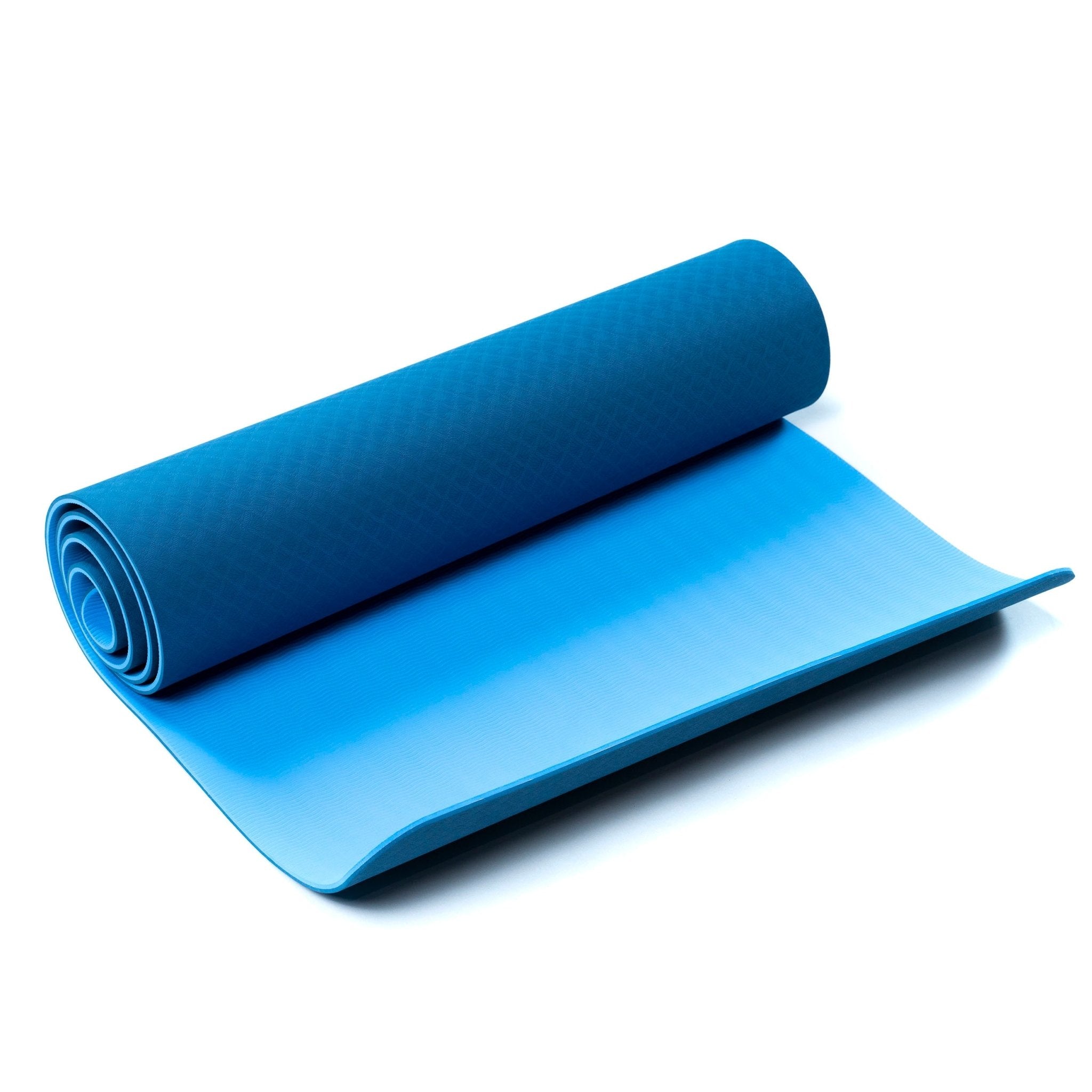 MIKASHU Yoga Mat for gym Workout and yoga exercise with 6mm 6 Feet long & 2