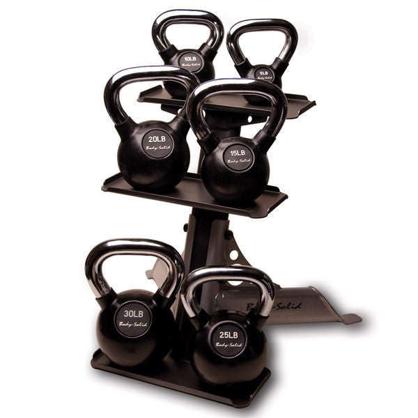 BodySolid GDKR50 Kettle Bell Rack - 3-Pair — Fitness Experience
