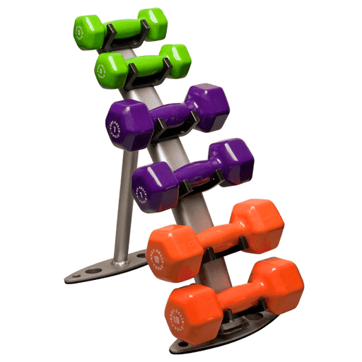 BodySolid GDR10 3 Pair Dumbbell Rack - Fitness Experience