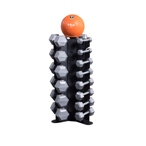 BodySolid GDR80 Vertical Dumbbell Rack - Fitness Experience