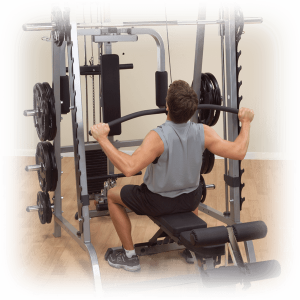 BodySolid GLA348QS Lat Attachment for Series 7 Smith Machine - Fitness Experience