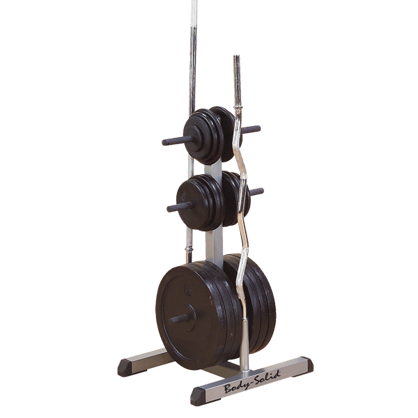 BodySolid GSWT Standard Plate Tree and Bar Holder — Fitness Experience BodySolid GSWT Standard Plate Tree and Bar Holder — Fitness Experience