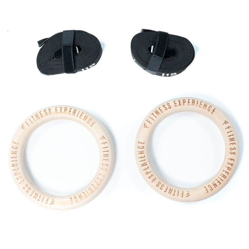 FitWay Equip. Gymnastic Rings - Basic Wood - Fitness Experience