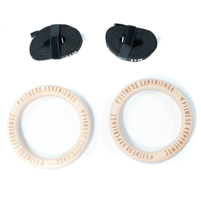 FitWay Equip. Gymnastic Rings - Basic Wood - Fitness Experience