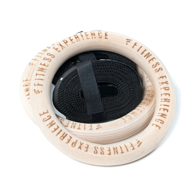 FitWay Equip. Gymnastic Rings - Basic Wood - Fitness Experience