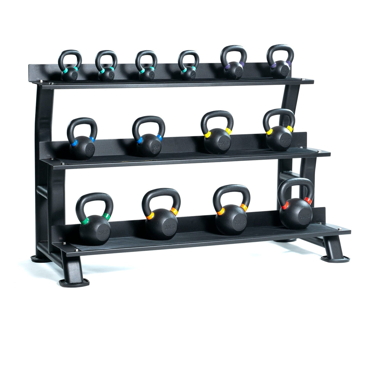 FitWay Equip. Kettlebell Rack - Three Tier - Fitness Experience