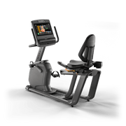 Matrix Fitness Lifestyle Recumbent Cycle with Touch Console rear view | Fitness Experience