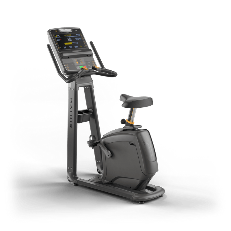 Matrix Fitness Lifestyle Upright Cycle with Premium LED Console full view | Fitness Experience