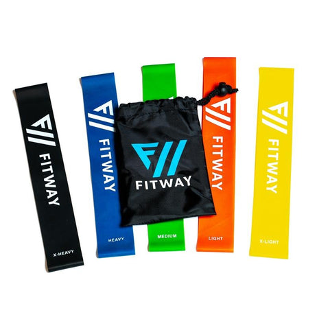 FitWay Equip. Mini Band Set W/ Carrying Case - Fitness Experience