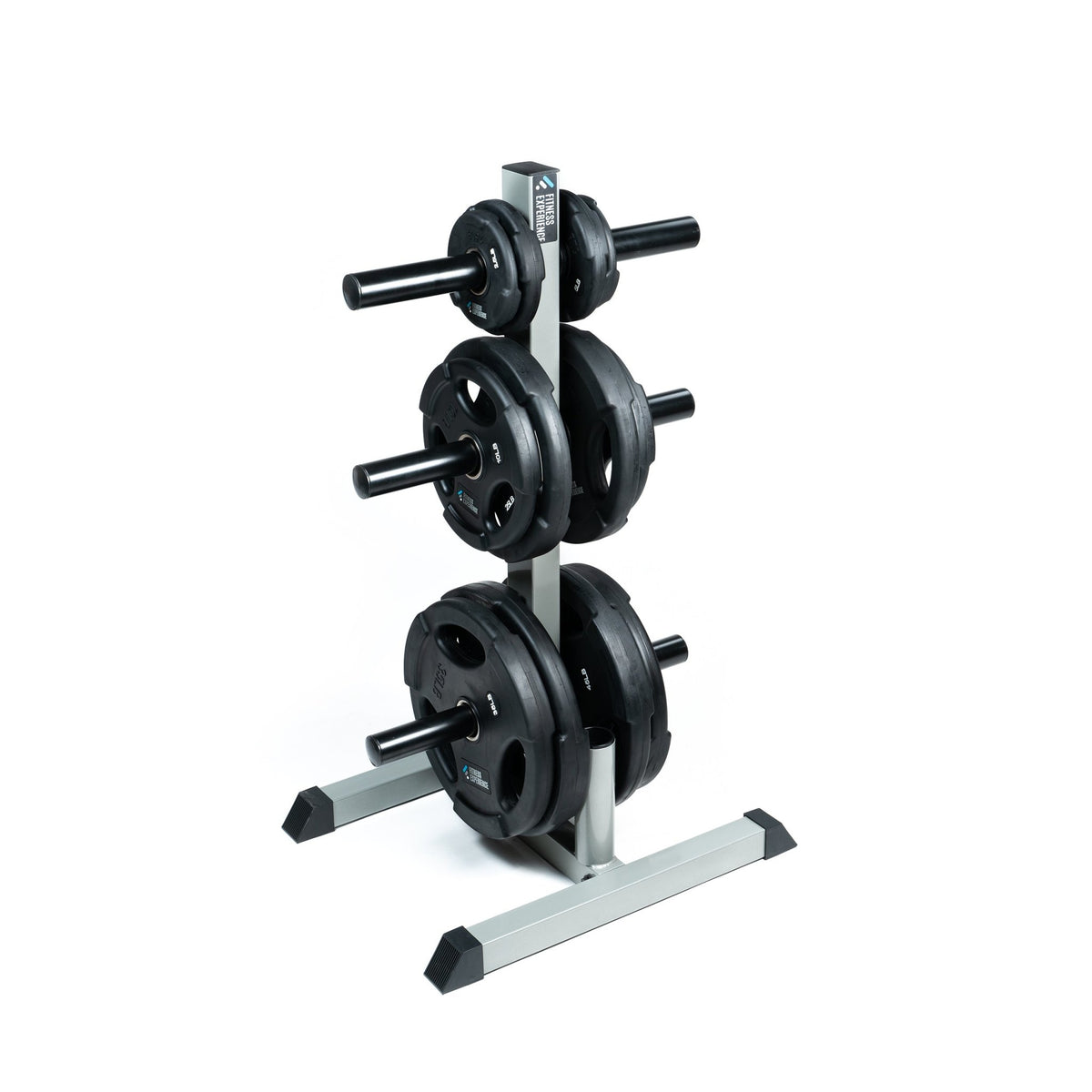 FitWay Equip. Olympic Plate Tree with 2 Bar Holder - Fitness Experience