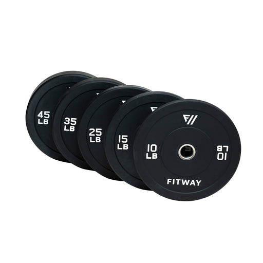 Fitness Experience Olympic Rubber Bumper Plates - Fitness Experience