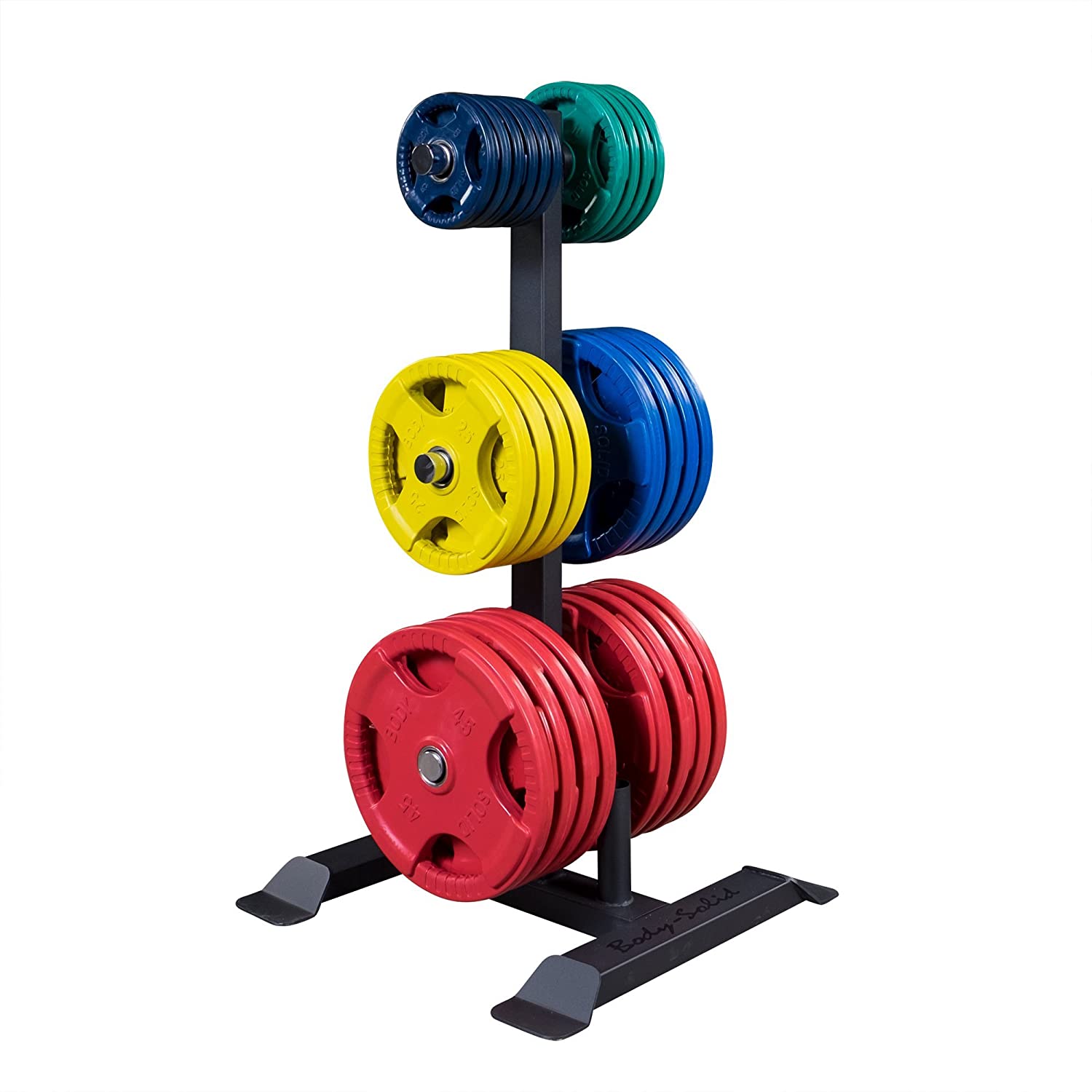 BodySolid Olympic Weight Tree W/Bar Hold — Fitness Experience