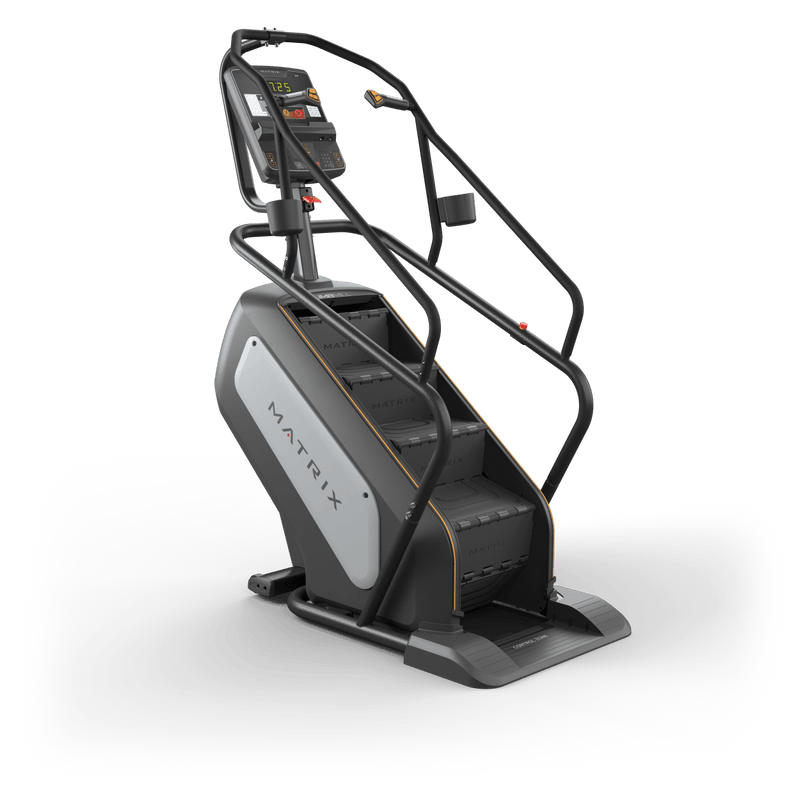 Matrix Fitness Performance Climbmill with Group Training LED Console full view | Fitness Experience