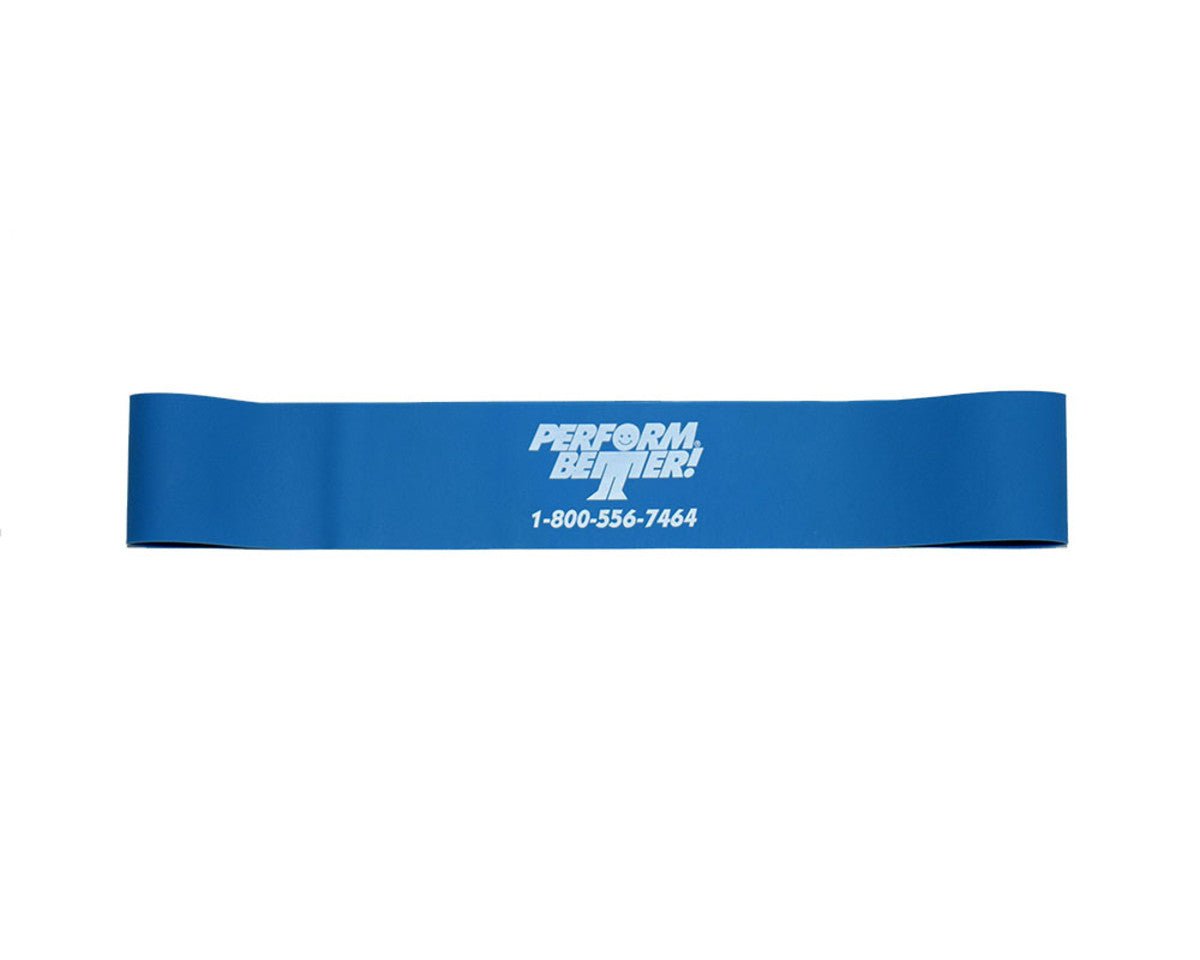 National Fitness Products Perform Better Mini Bands - 12&quot; Blue Mini Band - Fitness Experience