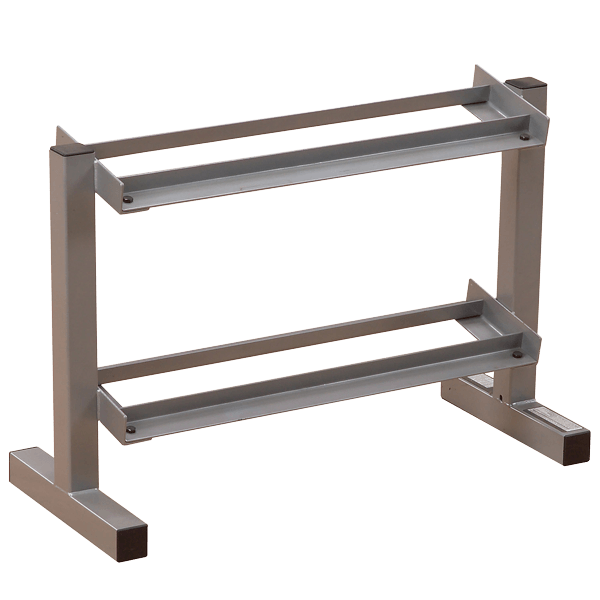 BodySolid Powerline 28" 2 Tier Dumbbell Rack - Fitness Experience