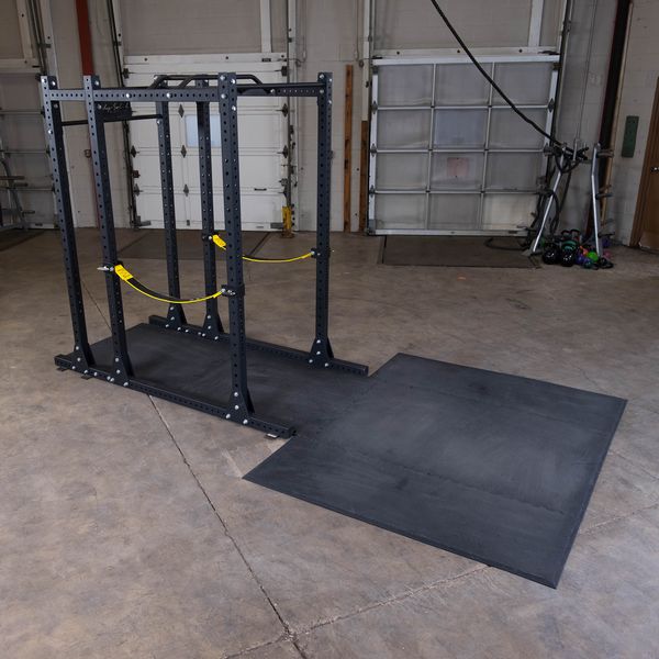 Powerlifting Rack Mat BodySolid SPRPLATFORM Power Rack Floor Mat - Fitness Experience