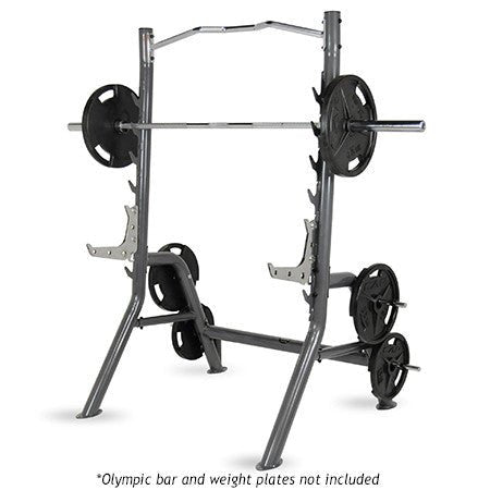 Inspire Fitness Squat Rack with bar and weights | Fitness Experience